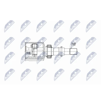 Kuva NTY NPW NS 058 Vetonivel Automaattivaihteisto Etuakseli, oikea NISSAN: Qashqai / Qashqai+2 I