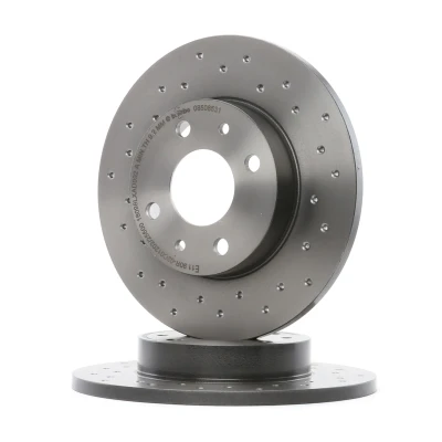 Kuva BREMBO COATED DISC LINE 08.5085.31 Jarrulevyt 240 11 4 reijitetty, täysi pinnoitettu Ruuveilla