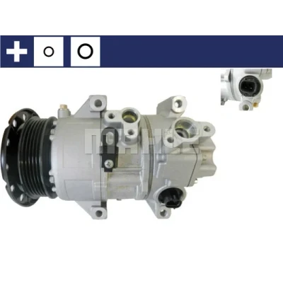 Kuva MAHLE ORIGINAL ACP 353 000S Ilmastoinnin Kompressori 5SE12C 12 PAG 46 R 134a Tiivisterenkaalla TOYOTA: Avensis II Station Wagon, Corolla Verso