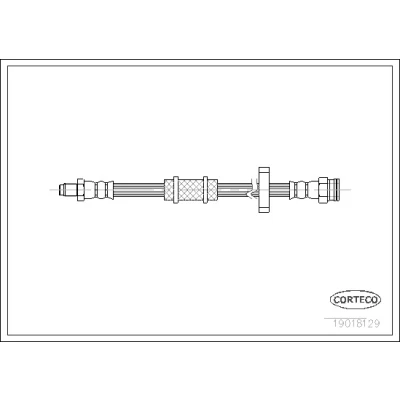 Kuva CORTECO 19018129 Jarruletku Etuakseli 434 FIAT: Uno Hatchback