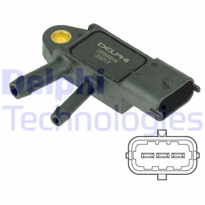 Kuva DELPHI DPS00016 DPF Paine Eroanturi RENAULT: Trafic 3 Bus, SCENIC 3, MEGANE Grandtour, NISSAN: Qashqai / Qashqai+2 I