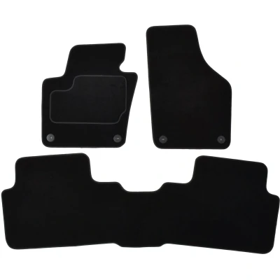 Kuva MAMMOOTH A041 SET20 PRM 01 Lattiamattosetti Tekstiili Edessä ja takana 3 Musta SEAT: Alhambra II