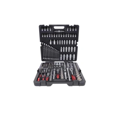Kuva KS TOOLS 917.0216 Hylsyavainsarja 216 Kuusikulma Kromi vanadium teräs 1/2, 1/4, 3/8 Räikkätoiminnolla neliönmuotoinen (square)
