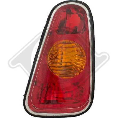 Kuva DIEDERICHS 1205090 Takavalot Oikea Punainen Ilman lampun kantaa MINI: Hatchback