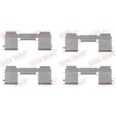Kuva QUICK BRAKE 109 1729 Tarvikesarja, Jarrupala FIAT: Ducato III Bussi, Van, Flatbed Kuorma auto / Alusta, IVECO: DAILY 4