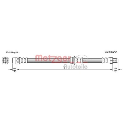 Kuva METZGER 4110269 Jarruletku 516 BMW: X3