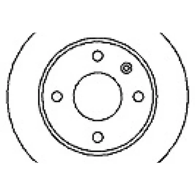 Kuva MAPCO 15726 Jarrulevyt Etuakseli 239 13 4 108 täysi FORD: Sierra Mk1 Hatchback