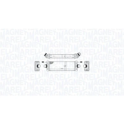 Kuva MAGNETI MARELLI 351319206050 Välijäähdytin FORD: Transit V363 Van, Custom V362 Mk6 Bussi