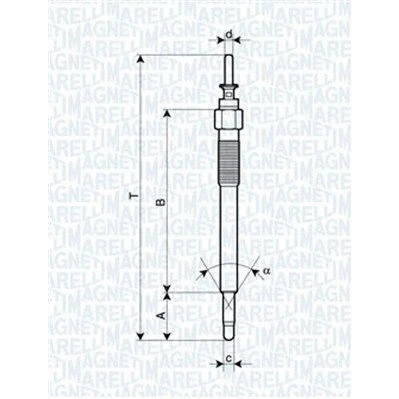 Kuva MAGNETI MARELLI 062900076304 Hehkutulppa 11V 10A M10X1,25 OPEL: Astra J Sports Tourer, Hatchback, Corsa D Hatchback