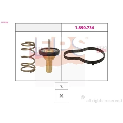 Kuva EPS 1.879.990 Termostaatti 90 Ilman koppaa