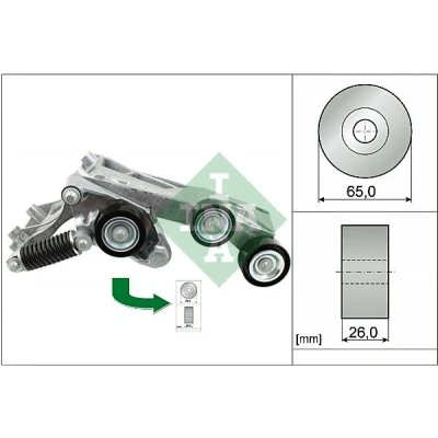 Kuva INA 534 0446 10 Kiristinvarsi, Moniurahihna MERCEDES BENZ: A sarja