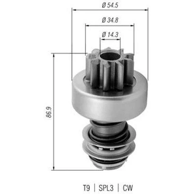 Kuva MAGNETI MARELLI 940113020380 Hammaspyörä, käynnistys