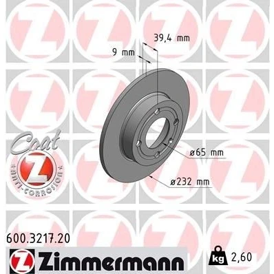 Kuva Jarrulevy, Taka akseli SEAT AROSA, CORDOBA, CORDOBA Vario, IBIZA II, VW LUPO I, POLO, POLO CLASSIC III, Variant OE 6N0 615 601 A,