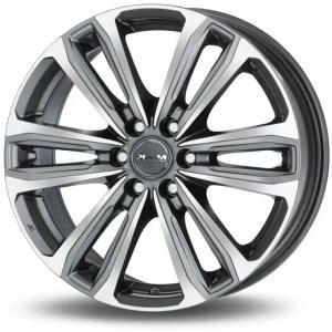 Kuva MAK Safari6 Gunmetal Machined Face 8x18 6/130 ET53 B84.1