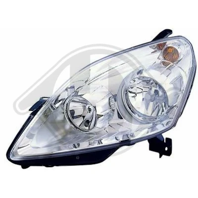 Kuva DIEDERICHS 1891183 Ajovaloumpio Vasen H1, H1/H7, H7 Kromi OPEL: Zafira B