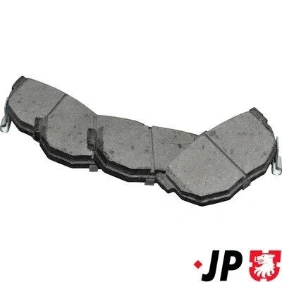 Kuva JP GROUP 4063700110 Jarrupalat Taka akseli akustisella kulumavaroittimella KIA: Cerato Hatchback, Sedan, HYUNDAI: Elantra III Hatchback