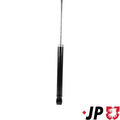 Kuva JP GROUP 1252104000 Iskunvaimentimet Taka akseli Kaasupaine Kaksiputki Joustintukisarja Tappi ylhäällä, Silmukka alhaalla OPEL: Astra J Hatchback