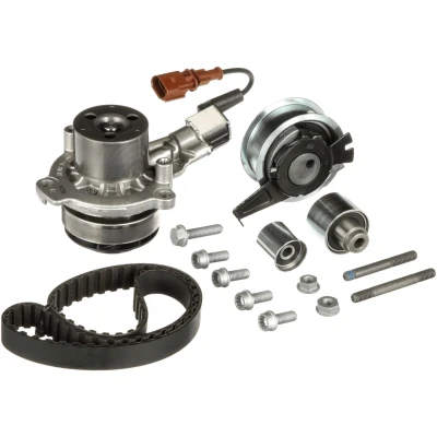 Kuva GATES KP55678XS 1 vesipumppu + Jakohihnasarja Vesipumpulla sisäänrakennetulla katkaisijalla, useampiasentoinen VOLKSWAGEN: Tiguan I