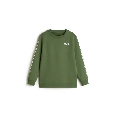 Kuva Vans Exposition Check II CREW Collegepaita lapsille, Koko: 122/134, Dark olive