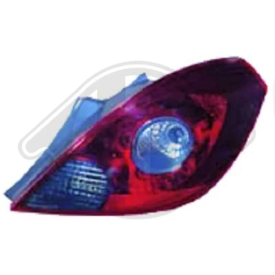 Kuva DIEDERICHS 1814191 Takavalot Vasen Savunharmaa Ilman lampun kantaa OPEL: Corsa D Hatchback