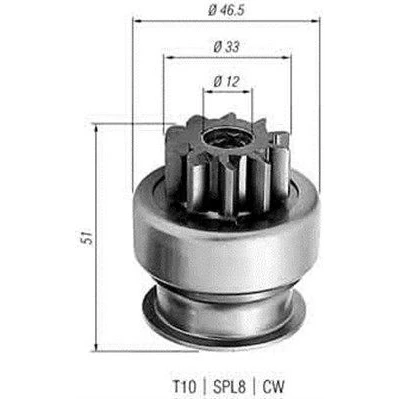 Kuva MAGNETI MARELLI 940113020258 Hammaspyörä, käynnistys
