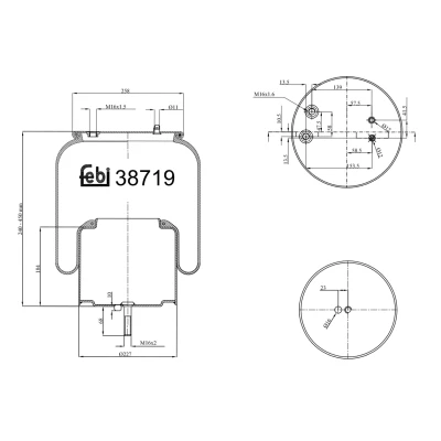Kuva FEBI BILSTEIN 38719 Metallipalje, ilmajousitus