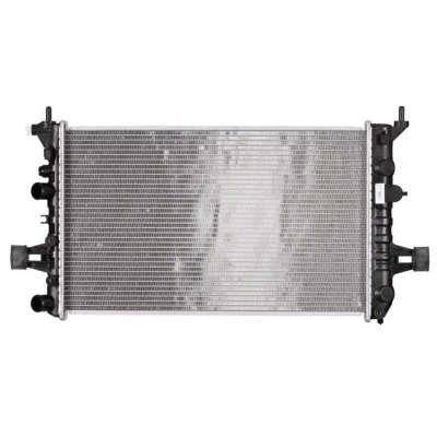 Kuva NRF EASY FIT 58355 Jäähdytin Alumiini 600 366 24 Kumihylsyllä Jäähdytysrivat juotetut OPEL: Astra G Caravan, CC, Zafira B