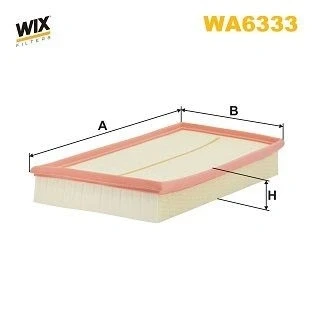 Kuva WIX FILTERS WA6333 Ilmansuodatin 49mm 185mm 364mm Suodatinpanos VOLKSWAGEN: Golf 4, 4 Variant, Polo IV Hatchback, AUDI: TT Coupe, A3 Hatchback