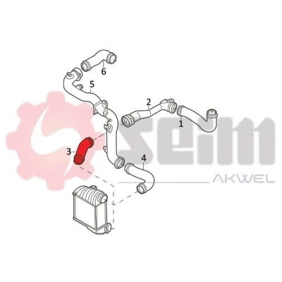Kuva SEIM 981947 Ahdinletku VOLKSWAGEN: Golf 4 Variant, 4, SKODA: Octavia 1 Combi, I Hatchback, SEAT: Leon Hatchback