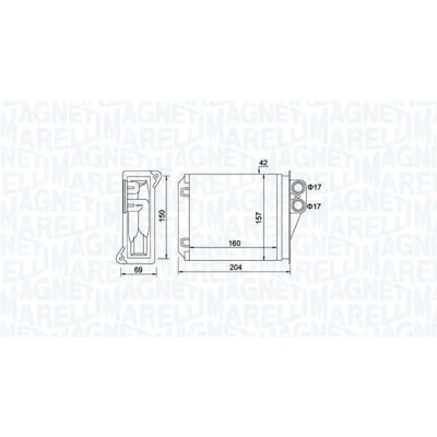 Kuva MAGNETI MARELLI 350218481000 Lämmityslaitteen Kenno