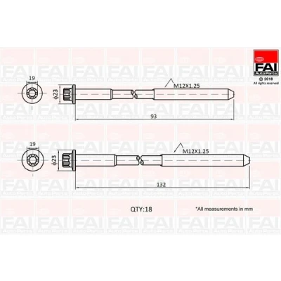 Kuva Sylinterikannen pulttisarja Hyundai Terracan, Kia carnival I, II, / grand III, K2900 OE 22191 4X700, 22192 OK551