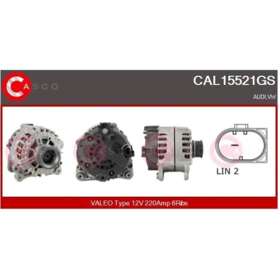 Kuva CASCO CAL10300AS Laturi 12V 150A RENAULT: MEGANE 2 Stufenheck, MASTER Kasten, GRAND SCENIC 3, OPEL: Vivaro A Combi, Van