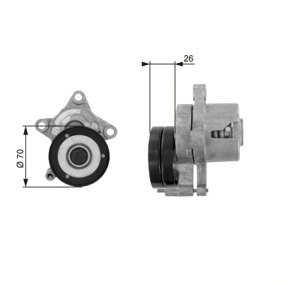 Kuva GATES FleetRunner Micro V Kit T38283 Kiristysrulla VOLKSWAGEN: GOLF 3, Polo III Variant