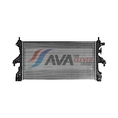 Kuva PRASCO CN2322 Jäähdytin Alumiini 782 416 34 pikaliittimet Jäähdytysrivat mekaan. kiinnitetyt PEUGEOT: Boxer Bussi