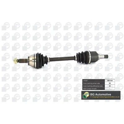 Kuva Vetoakseli, Etuakseli, vasen FORD OE 1014111, 5024574, 5024575