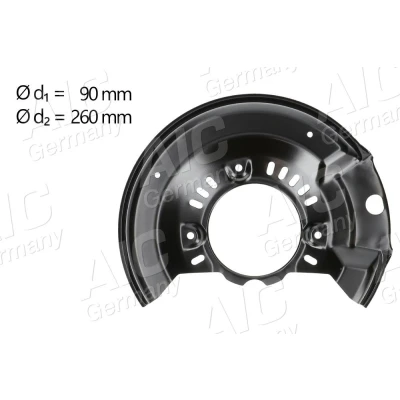Kuva AIC 58106 Jarrukilpi Etuakseli, oikea TOYOTA: Yaris I Hatchback