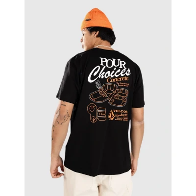 Kuva Volcom Pour Choices Bsc T paita musta