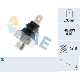 Kuva FAE 11600 Öljynpaineanturi M12x1,5 0,1