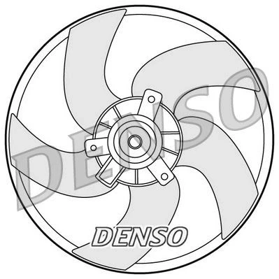 Kuva DENSO DER21011 Jäähdyttimen Tuuletin 340 100 PEUGEOT: 206 Hatchback