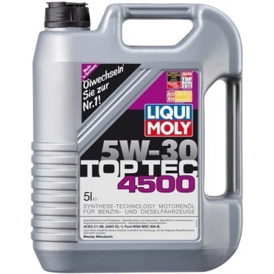 Kuva Liqui Moly Top Tec 4500 5W 30 5l Moottoriöljy 2318 MITSUBISHI: L200 / Triton V Pick up, IV LAND ROVER: Range Rover 3