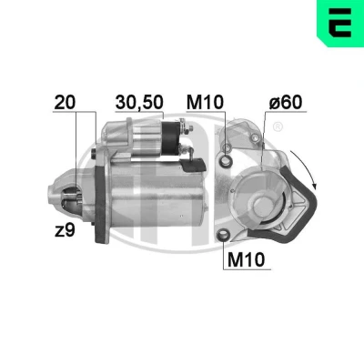 Kuva ERA 220895A Starttimoottori 12 1 9 NISSAN: MICRA 4