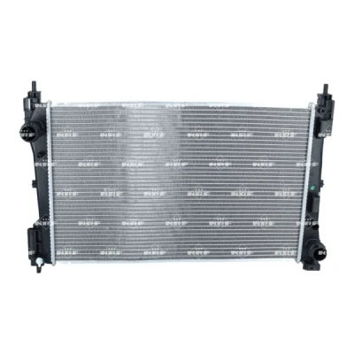 Kuva NRF 59364 Jäähdytin Alumiini 620 398 16 Jäähdytysrivat juotetut OPEL: Corsa D Hatchback, FIAT: Grande Punto Hatchback