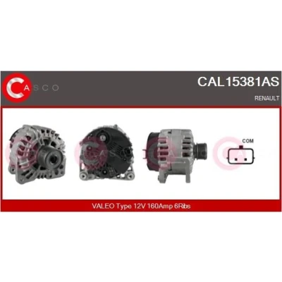 Kuva CASCO CAL10158AS Laturi 12V 200A MERCEDES BENZ: E sarja T modell, Sedan, C modell
