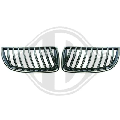 Kuva DIEDERICHS HD Tuning 1216340 Etusäleikkö Molemminpuolin Musta, Kromi BMW: 3 Touring, Sedan