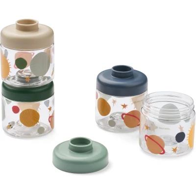 Kuva Liewood Dominique BABY FOOD Boxes Unisex 4 PACK Muut asusteet lapsille, Koko: One Size, Classic navy