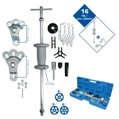 Kuva KS TOOLS BT671350 Asennustyökalusarja, pyörännapa / pyöränlaakeri 16