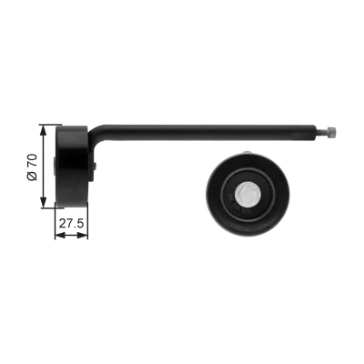 Kuva GATES FleetRunner Micro V Kit T39088 Hihnankiristin SKODA: FELICIA 1 Kombi