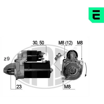 Kuva Käynnistin CITROËN, FIAT, PEUGEOT OE 1349920080, 16 143 799 80, 51779086