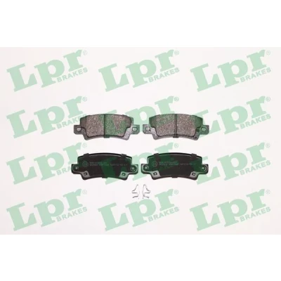 Kuva LPR 05P1068 Jarrupalat TOYOTA: Corolla IX Hatchback, Station Wagon, Sedan