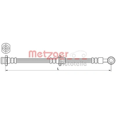 Kuva METZGER 4110639 Jarruletku 573 M10 x 1